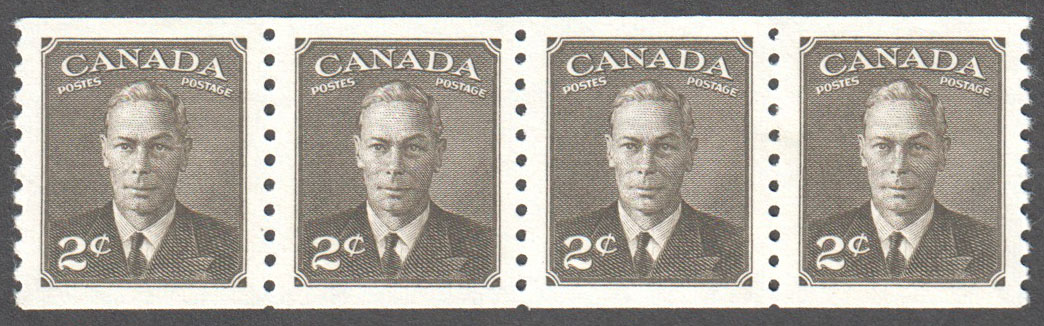 Canada Scott 298 Mint VF Strip - Click Image to Close
